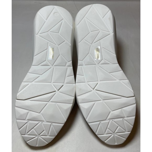 Anthropologie Sn Anthro Dad Sneaker Beige Croc Embossed Sneakers Size 8 NIB - Picture 7 of 7